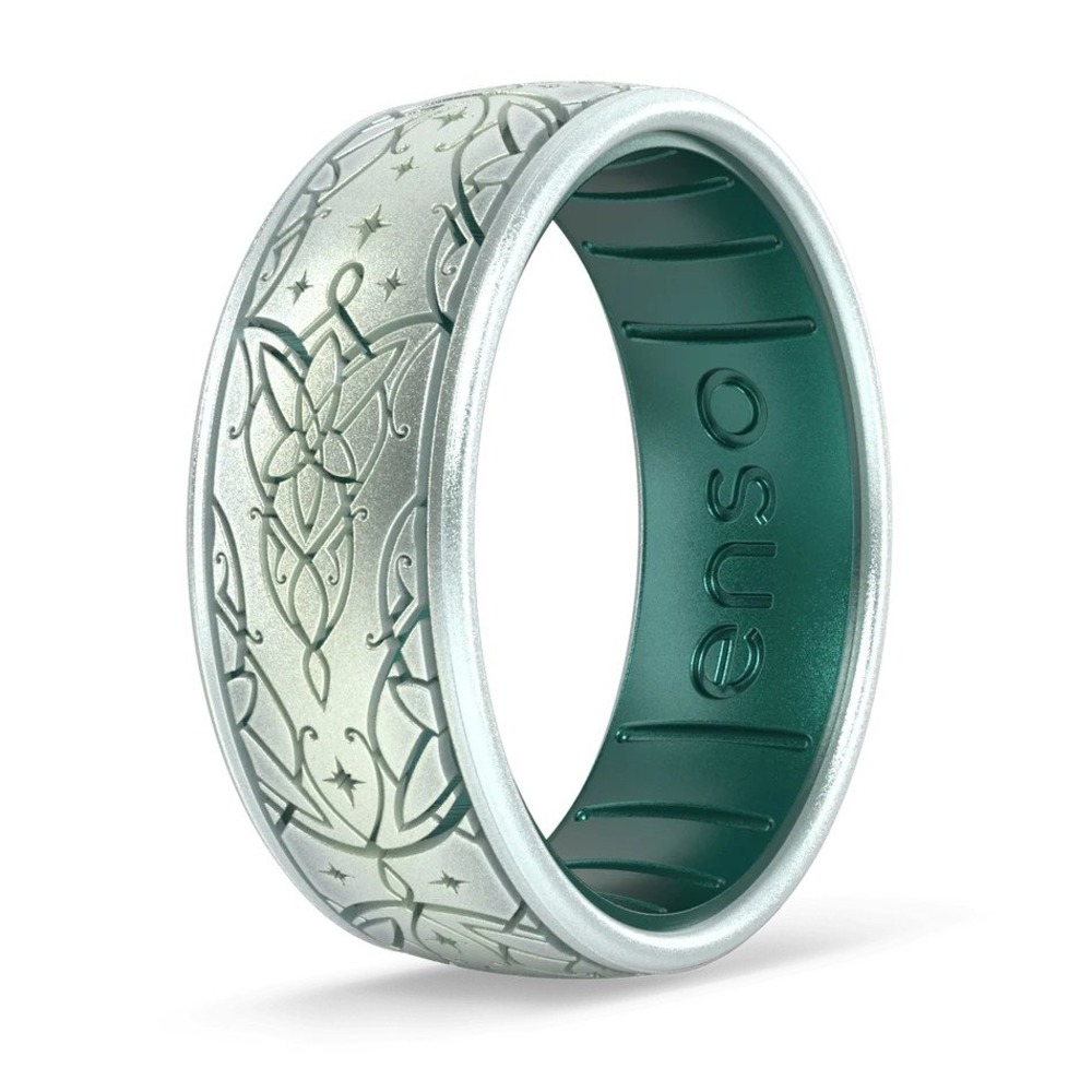 Enso Lord of the Rings Arwen Evenstar Silicone Ring Size 7